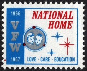 VFW National Home Single (1966-67) MNH