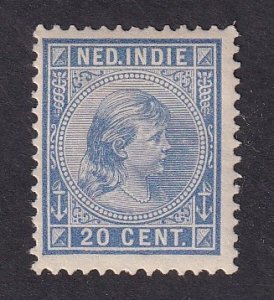 Netherlands Indies   #26  MH  1893   Wilhelmina  20c