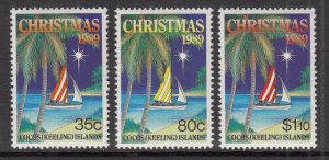 Cocos Keeling Islands 207-209 Christmas MNH VF