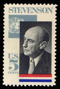 # 1275 MINT NEVER HINGED P.S.E. GRADE 90 ADLAI E. STEVENS...