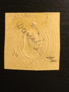 US SC# U5 Washington Cut Square Used