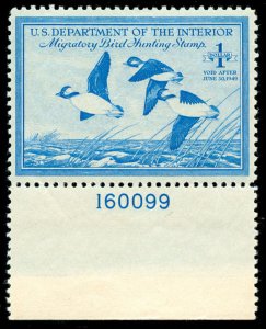 momen: US Stamps #RW15 Duck Mint OG NH XF-SUP Jumbo