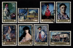 Spain 1971 Stamp Day & Ignacio Zuloaga Commem., Set [Used]