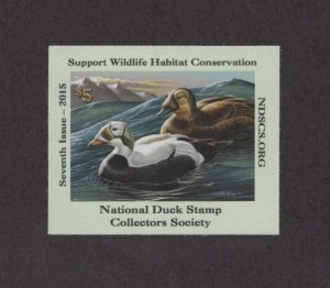 NDS7 - National Duck Stamp Collectors Society Stamp Single. MNH. #02 NDS7