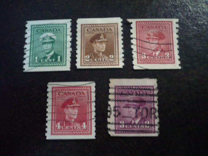 Stamps - Canada - Scott# 263-267 - Used Set of 5 Stamps