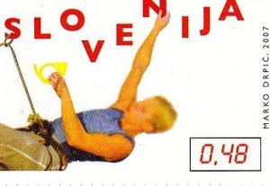 2007 Slovenia Wall Climbingl  (Scott 726 MNH