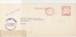 Pakistan 1971 Saddar Bazar Cancel Airmail Bookpost Meter Mail Stamps Cover 29336