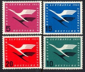 GERMANY Sc # C61-4 MNH Complete, Lufthansa Airlines