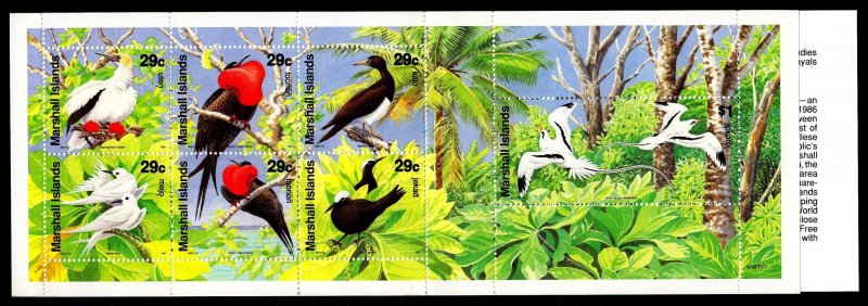Marshall Islands 1991 Birds Complete Mint MNH Booklet SC 406a
