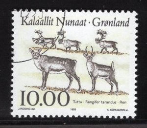 Greenland  #270  used  1994  native animals   5.5k