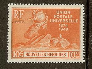 New Hebrides, Scott #79, UPU Issue, MLH