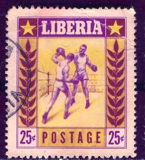Liberia; 1955: Sc. # 349: O/Used Single Stamp
