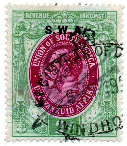 (I.B) South-West Africa Revenue : Duty Stamp 2/-