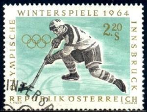 Ice Hockey, 9th Winter Olympic Games, Austria SC#715 used