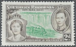 DYNAMITE Stamps: Southern Rhodesia Scott # 39  UNUSED