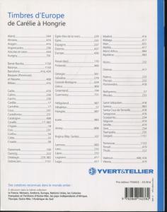 2014 French Yvert & Tellier Europe Postage Stamp Catalogue C-H Volume 2 