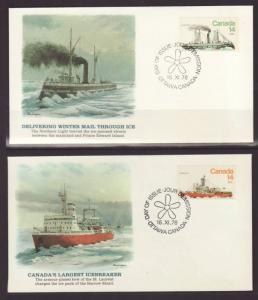 Canada 776-779 Ships 1978 Fleetwood S/4 U/A FDC