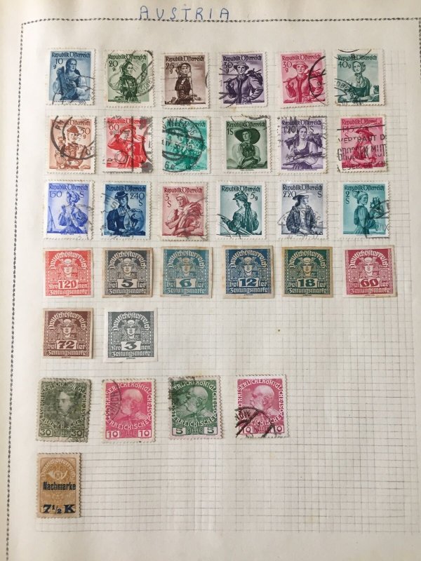 World Europe OLD/Mid M&U Collection(Aprx 800 Items) 1,6kg (GM1245 )