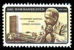 PCBstamps   US #1204 4c Dag Hammarskjold, (Error), MNH, (36)