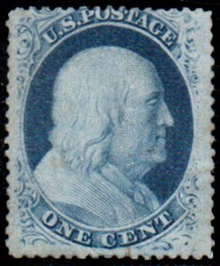 MALACK 24 F-VF+ OG NH, small fault, beautiful color! b8509