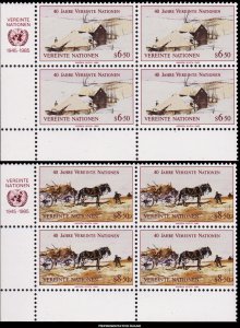 United Nations Vienna Scott 52-53 Mint never hinged.