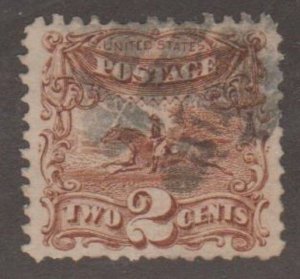 U.S. Scott #113 Pony Express Stamp - Used Single