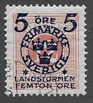 Sweden  Scott  B16  Used  