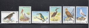 GREECE #1313-1318 1979 PROTECTED BIRDS MINT VF NH O.G