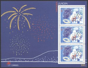 Portugal Madeira Sc# 195a MNH Souvenir Sheet 1997 Europa