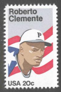 USA Scott 2097 Roberto Clemente baseball playerstamp MNH**