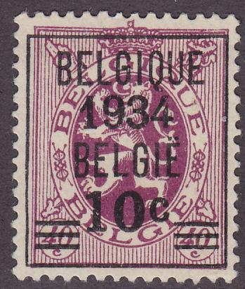 Belgium 256 Lion of Belgium o/p 1934