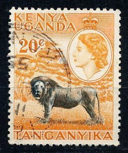 Kenya Uganda & Tanganyika #107 Single Used