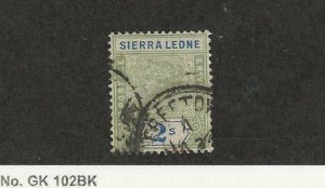 Sierra Leone, Postage Stamp, #44 Used, 1896, JFZ