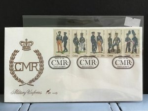 Ciskei 1984 Military Uniforms strip  stamps cover R27972