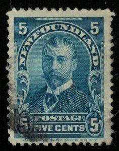 1897-1918, Royal Family, Newfoundland, 5 cents, SC #85 (Т-8479)