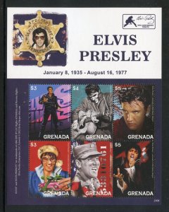 GRENADA 2023 ELVIS PRESSLEY SHEET  MINT NH