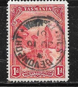 Tasmania #87  1p Mount Wellington (U)  CV $3.00