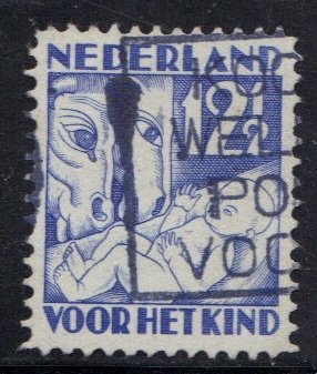 Netherlands   #B47  used  1930   child welfare 12 1/2c