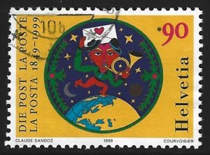 Switzerland #1040   used