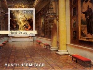 GUINEA BISSAU 2003 SHEET HERMITAGE MUSEUM ART PAINTINGS