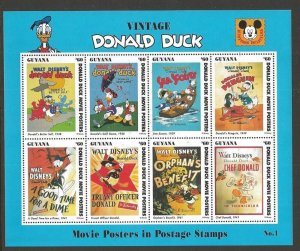 1993 Boy Scout Guyana Sea Scouts Donald Duck ms8