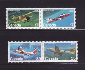 Canada 904a, 906a Set MGD Planes