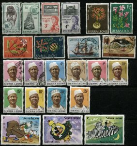 SIERRA LEONE Postage AFRICA Stamp Collection BRITISH Commonwealth Used Mint LH