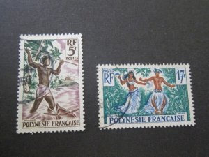 French Polynesia 1960 Sc 193-4 set FU