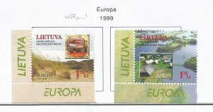 LITHUANIA - 1999 - Europa  - Perf 2v Set - M L H