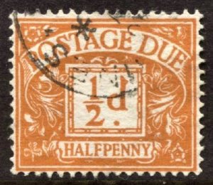 STAMP STATION PERTH Great Britain #J34 Postage Due issue Used -