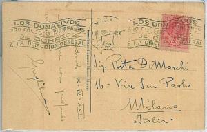 29905  - SPAIN ESPANA  -  POSTAL HISTORY:  NICE POSTMARK on postcard 1921