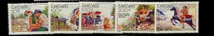 NORTH VIET NAM Sc 1993-7 NH ISSUE OF 1989 - folktales - (AS23)