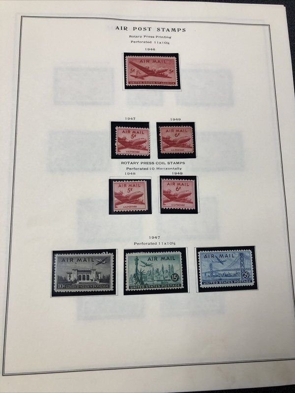 US Airmail Collection C1-48 Never Hinged, Some Extra’s No C13-15