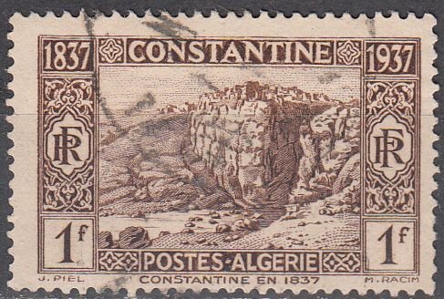 algeria  scott no 114  used